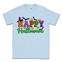 Dusty Blue Happy halloween Classic Tee - Artiststas