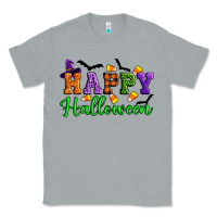 Heather Grey Happy halloween Classic Tee - Artiststas
