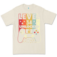 Bone level 34 unlocked shirt video gamer 34th birthday gifts tee t shirt Premium Tee - longCreatives