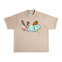 French Oak Hop bunny Easter Day Urban Heavy Tee - CowGirlArtShop