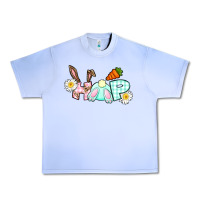 Grape Ice Hop bunny Easter Day Urban Heavy Tee - CowGirlArtShop