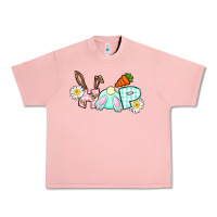 Salmon Hop bunny Easter Day Urban Heavy Tee - CowGirlArtShop