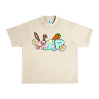 Sandshell Hop bunny Easter Day Urban Heavy Tee - CowGirlArtShop