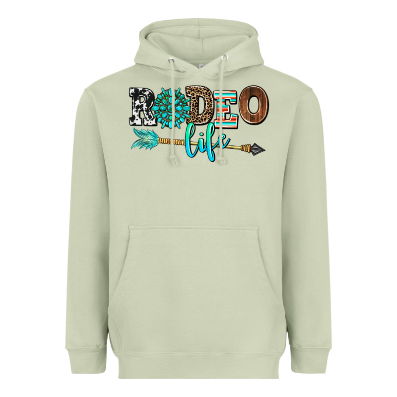 Rodeo Life With Gemstone Heavyweight Hoodie by AdoDesignShop | Teevron