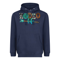 Navy rodeo life with gemstone Heavyweight Hoodie - AdoDesignShop