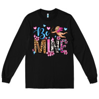 Black be mine valentine's day Long Sleeve Tee - OliviaCreatesArt