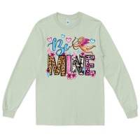 Matcha be mine valentine's day Long Sleeve Tee - OliviaCreatesArt