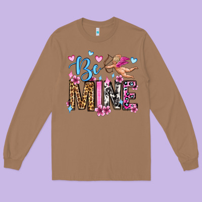 Be Mine Valentine's Day Long Sleeve Tee Designed By Oliviacreatesart