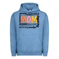Pigment Pebble Blue mom Urban Hoodie - JahusDesignShop