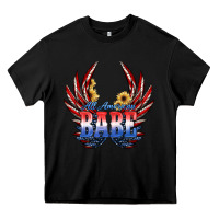 Black All America Babe Heavy Core Tee - JahusDesignShop