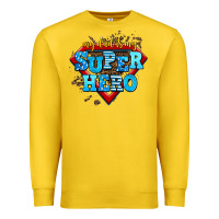 Lemon my dad is my super hero Premium Sweatshirt - AdoDesignShop