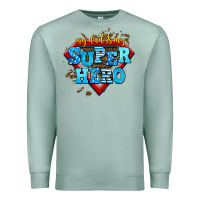 Seafoam my dad is my super hero Premium Sweatshirt - AdoDesignShop