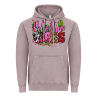 Vintage Zinc valentine vibes with cowgirl boots olivia Vintage Hoodie - OliviaCreatesArt