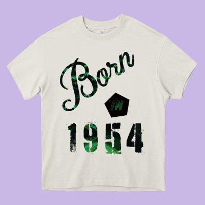 Born In 1954 Heavy Core Tee Designed By Bettercallsaul
