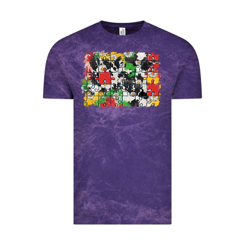Autism Background Vintage Tee by CowGirlArtShop | Teevron