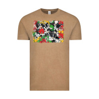 Vintage Coffee Autism background Vintage Tee - CowGirlArtShop