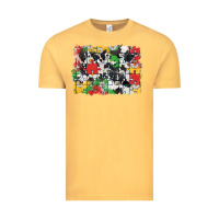 Vintage Mustard Autism background Vintage Tee - CowGirlArtShop