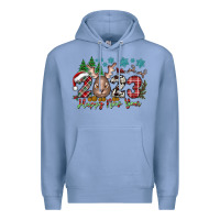 Colony Blue 2023 Happy New Year Premium Hoodie - CowhideDigitalArt