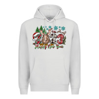 Dove Grey 2023 Happy New Year Premium Hoodie - CowhideDigitalArt