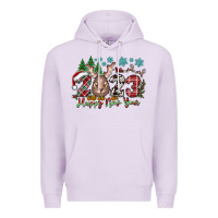 Lilac 2023 Happy New Year Premium Hoodie - CowhideDigitalArt