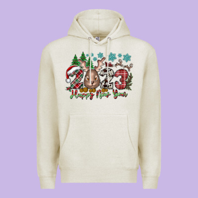 2023 Happy New Year Premium Hoodie Designed By Cowhidedigitalart