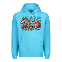 Ocean Blue 2023 Happy New Year Premium Hoodie - CowhideDigitalArt
