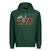 Sports Green 2023 Happy New Year Premium Hoodie - CowhideDigitalArt