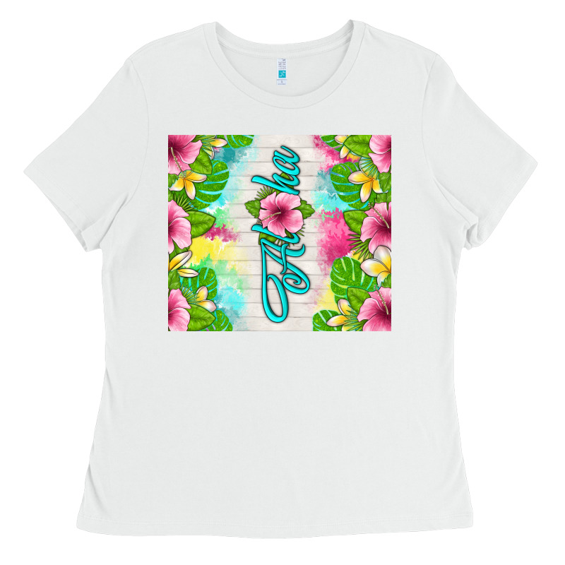 Aloha Summer Ladies Tee by TumblerDesignByShophia | Teevron