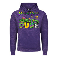 Cloud Purple mardi gras dude alligator olivia Vintage Hoodie - OliviaCreatesArt