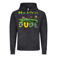 Vintage Black mardi gras dude alligator olivia Vintage Hoodie - OliviaCreatesArt
