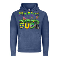 Vintage Denim mardi gras dude alligator olivia Vintage Hoodie - OliviaCreatesArt