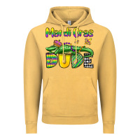 Vintage Mustard mardi gras dude alligator olivia Vintage Hoodie - OliviaCreatesArt