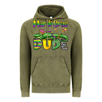 Vintage Olive mardi gras dude alligator olivia Vintage Hoodie - OliviaCreatesArt