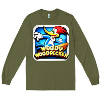 Army Green #woody woodpecker character Long Sleeve Tee - longCreatives