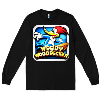 Black #woody woodpecker character Long Sleeve Tee - longCreatives