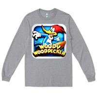 Heather Grey #woody woodpecker character Long Sleeve Tee - longCreatives