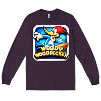Plum #woody woodpecker character Long Sleeve Tee - longCreatives