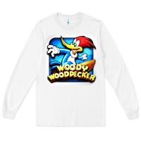 White #woody woodpecker character Long Sleeve Tee - longCreatives