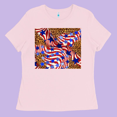 4th Of July Patriotic Usa Ladies Tee Designed By Tumblerdesignbyshophia