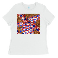White 4th of july patriotic usa Ladies Tee - TumblerDesignByShophia