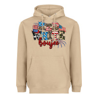 Mushroom Red whıte boujee Heavyweight Hoodie - AdoDesignShop