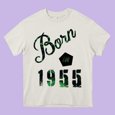 Born In 1955 Heavy Core Tee Designed By Bettercallsaul