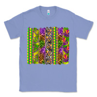 Colony Blue Mardi Gras brushstroke Classic Tee - HowdyJamesFarm