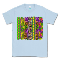 Dusty Blue Mardi Gras brushstroke Classic Tee - HowdyJamesFarm