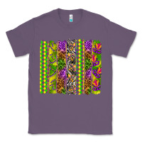 Lavender Mardi Gras brushstroke Classic Tee - HowdyJamesFarm