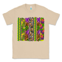 Mushroom Mardi Gras brushstroke Classic Tee - HowdyJamesFarm