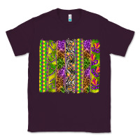 Plum Mardi Gras brushstroke Classic Tee - HowdyJamesFarm