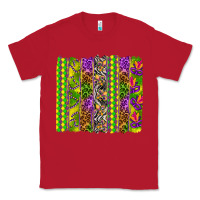 Red Mardi Gras brushstroke Classic Tee - HowdyJamesFarm