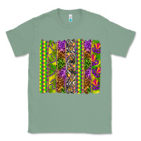 Sage Mardi Gras brushstroke Classic Tee - HowdyJamesFarm
