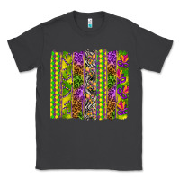 Smoke Mardi Gras brushstroke Classic Tee - HowdyJamesFarm